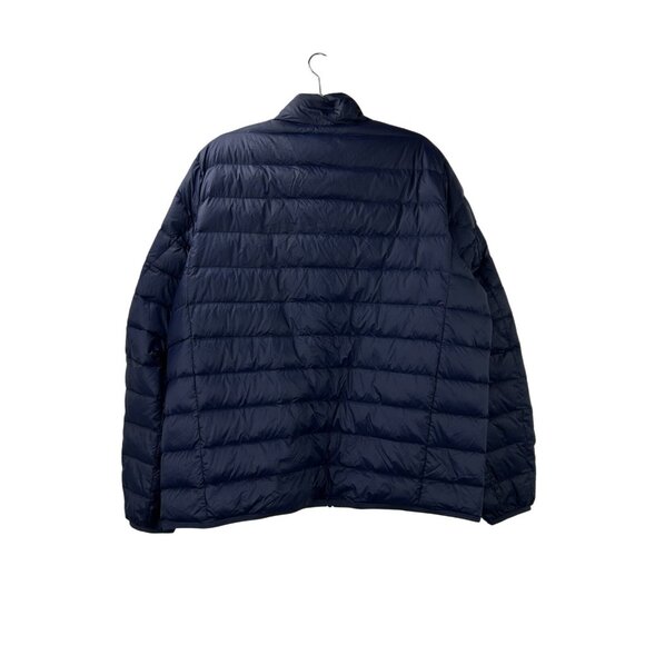 Eddie Bauer Jacket Mens XL Navy Blue Puffer Down EB650 Quilted Coat Outdoors - Picture 2 of 12